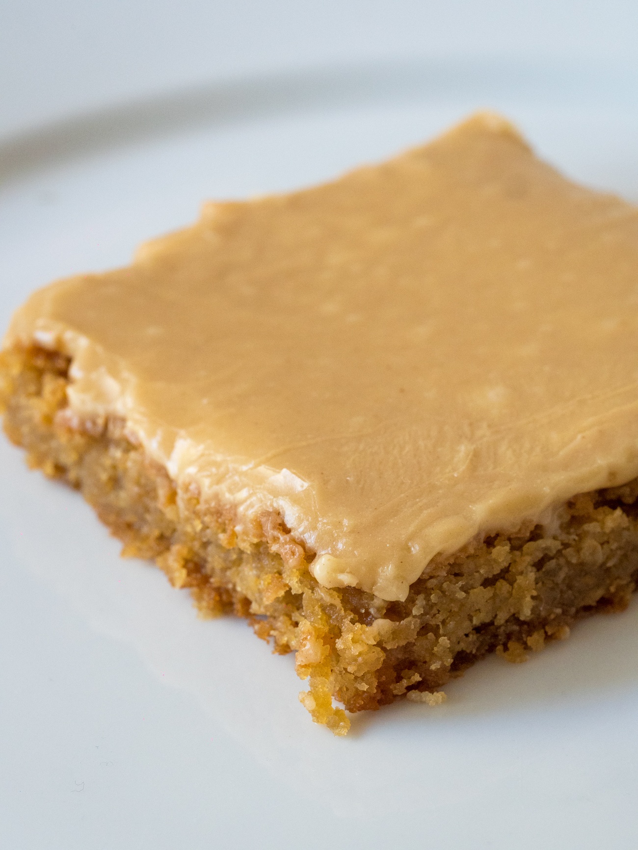 Peanut Butter Bars with Glaze